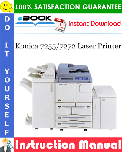 Thumbnail ☆☆ Best ☆☆ Konica 7255/7272 Laser Printer Instruction Manual