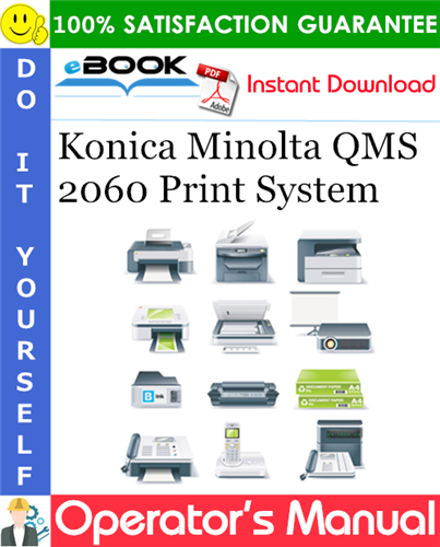 Thumbnail ☆☆ Best ☆☆ Konica Minolta QMS 2060 Print System Operators Manual