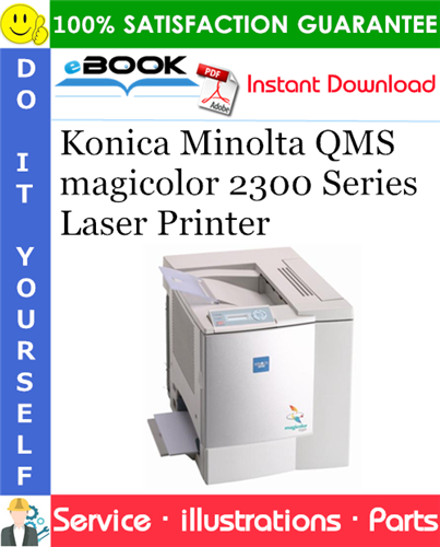 Thumbnail ☆☆ Best ☆☆ Konica Minolta QMS magicolor 2300 Series Laser Printer Parts Manual