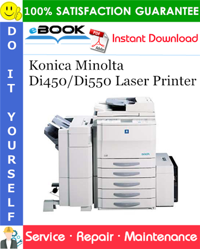 Thumbnail ☆☆ Best ☆☆ Konica Minolta Di450/Di550 Laser Printer Service Repair Manual + Parts Catalog