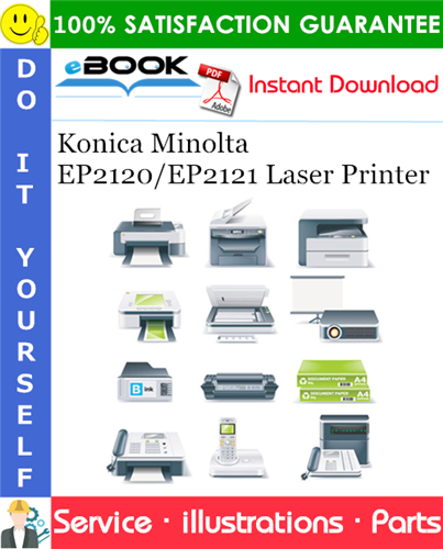 Thumbnail ☆☆ Best ☆☆ Konica Minolta EP2120/EP2121 Laser Printer Parts Manual