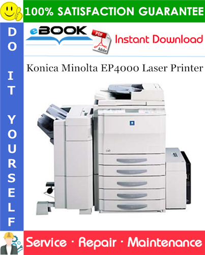 Thumbnail ☆☆ Best ☆☆ Konica Minolta EP4000 Laser Printer Service Repair Manual + Parts Catalog