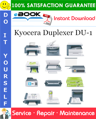 Thumbnail ☆☆ Best ☆☆ Kyocera Duplexer DU-1 Service Repair Manual