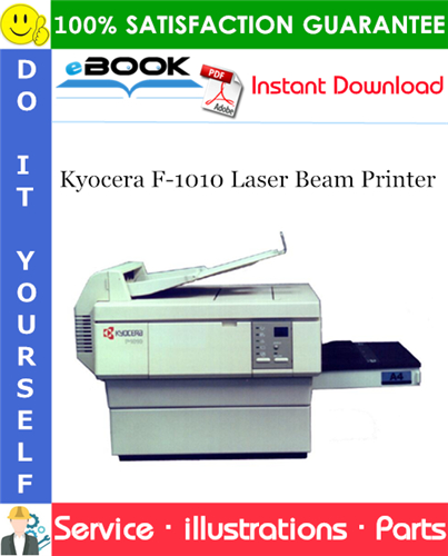 Thumbnail ☆☆ Best ☆☆ Kyocera F-1010 Laser Beam Printer Parts Catalogue Manual