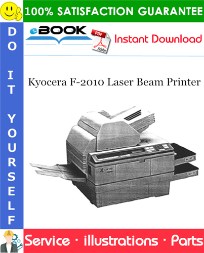 Thumbnail ☆☆ Best ☆☆ Kyocera F-2010 Laser Beam Printer Parts Catalogue Manual