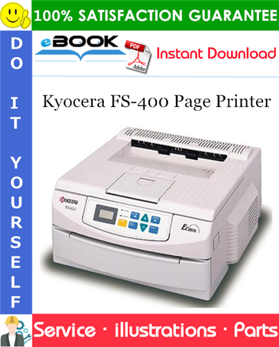 Thumbnail ☆☆ Best ☆☆ Kyocera FS-400 Page Printer Parts Catalogue Manual