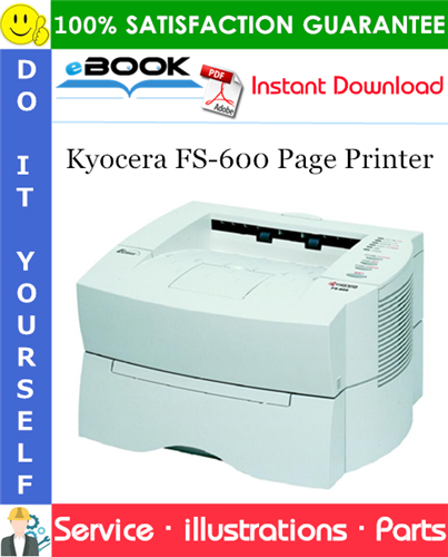 Thumbnail ☆☆ Best ☆☆ Kyocera FS-600 Page Printer Parts Catalogue Manual