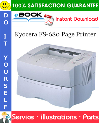 Thumbnail ☆☆ Best ☆☆ Kyocera FS-680 Page Printer Parts Catalogue Manual