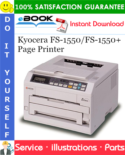 Thumbnail ☆☆ Best ☆☆ Kyocera FS-1550/FS-1550+ Page Printer Parts Catalogue Manual