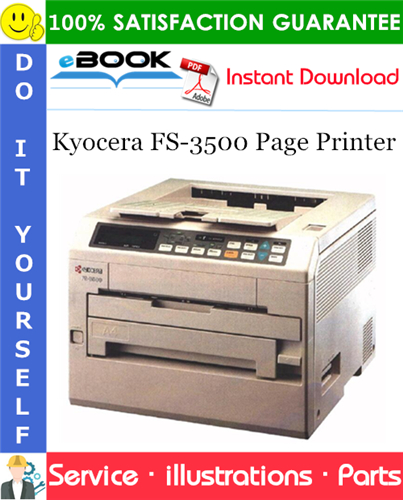Thumbnail ☆☆ Best ☆☆ Kyocera FS-3500 Page Printer Parts Catalogue Manual