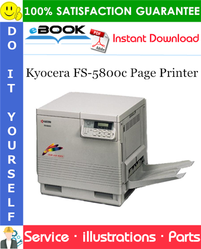 Thumbnail ☆☆ Best ☆☆ Kyocera FS-5800c Page Printer Parts Catalogue Manual