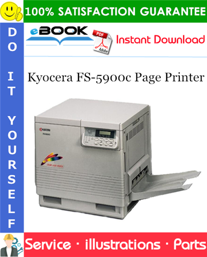 Thumbnail ☆☆ Best ☆☆ Kyocera FS-5900c Page Printer Parts Catalogue Manual