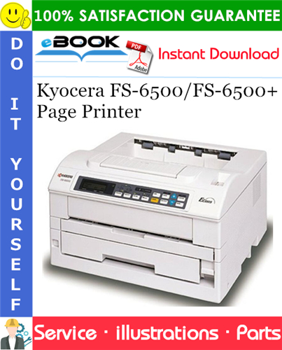 Thumbnail ☆☆ Best ☆☆ Kyocera FS-6500/FS-6500+ Page Printer Parts Catalogue Manual