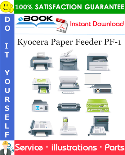 Thumbnail ☆☆ Best ☆☆ Kyocera Paper Feeder PF-1 Parts Catalogue Manual