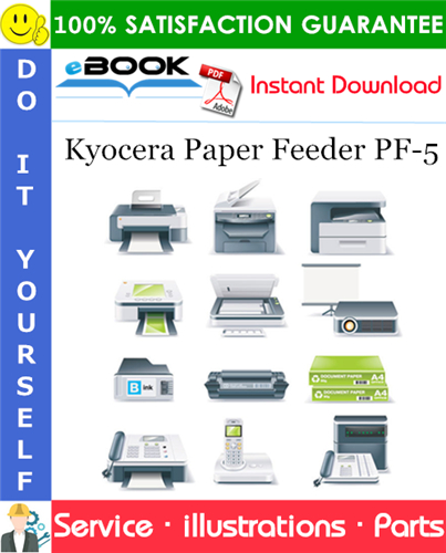 Thumbnail ☆☆ Best ☆☆ Kyocera Paper Feeder PF-5 Parts Catalogue Manual