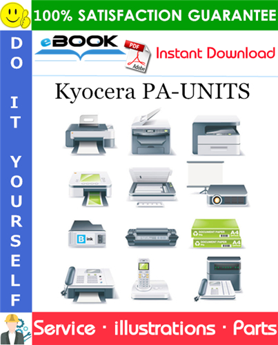 Thumbnail ☆☆ Best ☆☆ Kyocera PA-UNITS Parts Catalogue Manual
