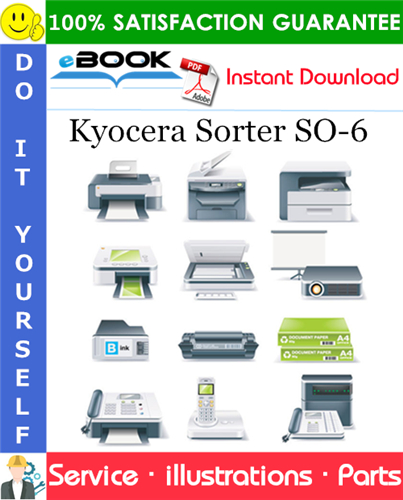 Thumbnail ☆☆ Best ☆☆ Kyocera Sorter SO-6 Parts Catalogue Manual