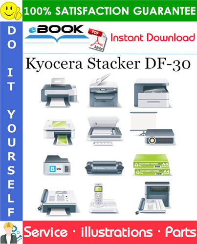 Thumbnail ☆☆ Best ☆☆ Kyocera Stacker DF-30 Parts Catalogue Manual