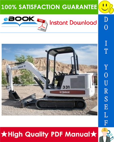 Thumbnail ☆☆ Best ☆☆ Bobcat X331 Excavator Operation & Maintenance Manual