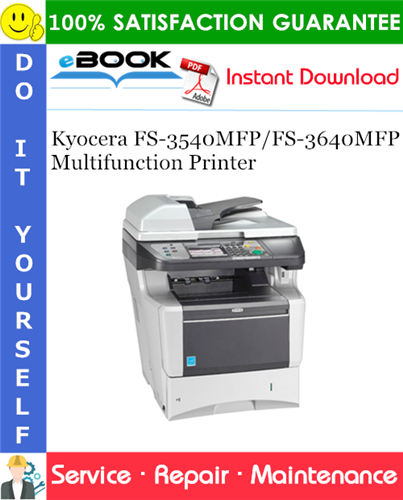 Thumbnail ☆☆ Best ☆☆ Kyocera FS-3540MFP/FS-3640MFP Multifunction Printer Service Repair Manual + Parts Catalog