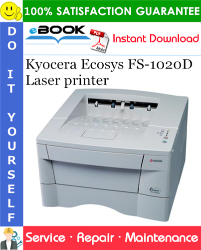 Thumbnail ☆☆ Best ☆☆ Kyocera Ecosys FS-1020D Laser printer Service Repair Manual + Parts Catalog