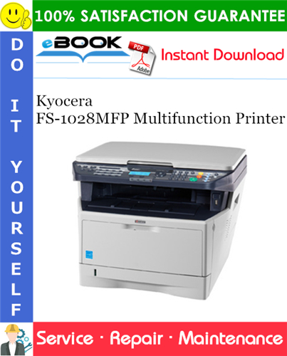 Thumbnail ☆☆ Best ☆☆ Kyocera FS-1028MFP Multifunction Printer Service Repair Manual + Parts Catalog