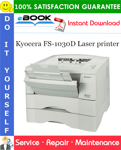 Thumbnail ☆☆ Best ☆☆ Kyocera FS-1030D Laser printer Service Repair Manual + Parts Catalog