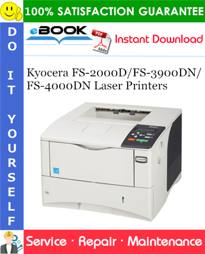 Thumbnail ☆☆ Best ☆☆ Kyocera FS-2000D/FS-3900DN/FS-4000DN Laser Printers Service Repair Manual + Parts Catalog