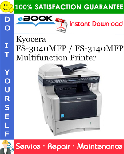 Thumbnail ☆☆ Best ☆☆ Kyocera FS-3040MFP / FS-3140MFP Multifunction Printer Service Repair Manual + Parts Catalog