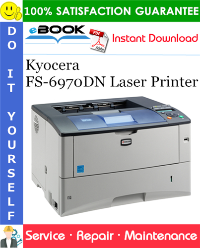 Thumbnail ☆☆ Best ☆☆ Kyocera FS-6970DN Laser Printer Service Repair Manual + Parts Catalog