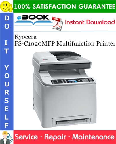 Thumbnail ☆☆ Best ☆☆ Kyocera FS-C1020MFP Multifunction Printer Service Repair Manual + Parts Catalog