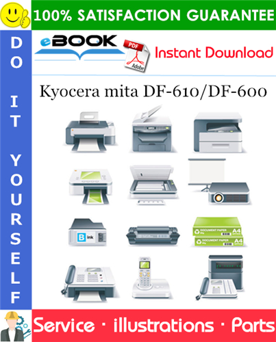 Thumbnail ☆☆ Best ☆☆ Kyocera mita DF-610/DF-600 Parts Manual