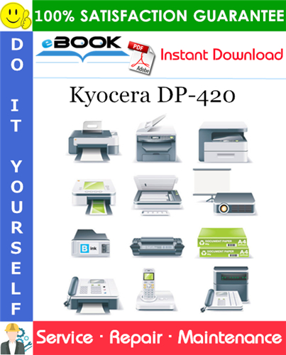 Thumbnail ☆☆ Best ☆☆ Kyocera DP-420 Service Repair Manual + Parts Catalog