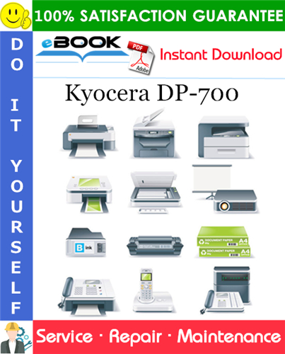 Thumbnail ☆☆ Best ☆☆ Kyocera DP-700 Service Repair Manual + Parts Catalog