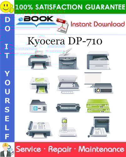 Thumbnail ☆☆ Best ☆☆ Kyocera DP-710 Service Repair Manual + Parts Catalog