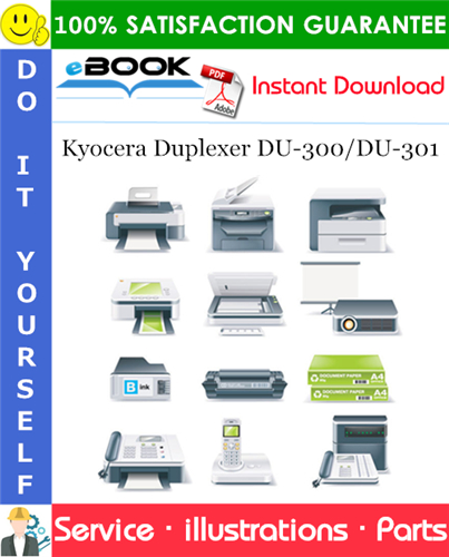 Thumbnail ☆☆ Best ☆☆ Kyocera Duplexer DU-300/DU-301 Parts Manual