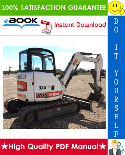 Thumbnail ☆☆ Best ☆☆ Bobcat 435 Compact Excavator Operation & Maintenance Manual