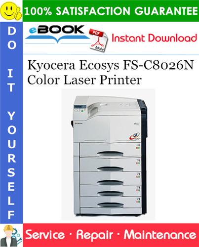 Thumbnail ☆☆ Best ☆☆ Kyocera Ecosys FS-C8026N Color Laser Printer Service Repair Manual + Parts Catalog Thumbnail ☆☆ Best ☆☆ Kyocera Ecosys FS-C8026N Color Laser Printer Service Repair Manual + Parts Catalog