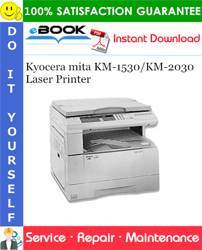 Thumbnail ☆☆ Best ☆☆ Kyocera mita KM-1530/KM-2030 Laser Printer Service Repair Manual + Parts Catalog