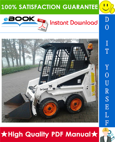 Thumbnail ☆☆ Best ☆☆ Bobcat 440 Skid Steer Loader Operation & Maintenance Manual