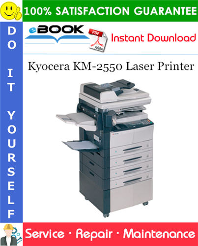 Thumbnail ☆☆ Best ☆☆ Kyocera KM-2550 Laser Printer Service Repair Manual + Parts Catalog