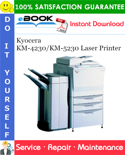 Thumbnail ☆☆ Best ☆☆ Kyocera KM-4230/KM-5230 Laser Printer Service Repair Manual + Parts Catalog