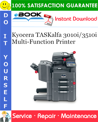 Thumbnail ☆☆ Best ☆☆ Kyocera TASKalfa 3010i/3510i Multi-Function Printer Service Repair Manual