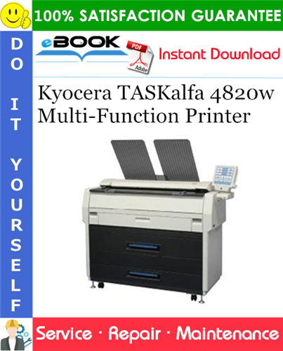 Thumbnail ☆☆ Best ☆☆ Kyocera TASKalfa 4820w Multi-Function Printer Service Repair Manual