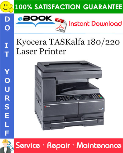 Thumbnail ☆☆ Best ☆☆ Kyocera TASKalfa 180/220 Laser Printer Service Repair Manual + Parts Catalog