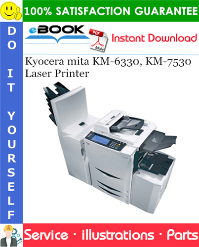 Thumbnail ☆☆ Best ☆☆ Kyocera mita KM-6330, KM-7530 Laser Printer Parts Manual