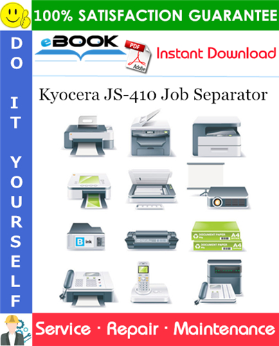 Thumbnail ☆☆ Best ☆☆ Kyocera JS-410 Job Separator Service Repair Manual