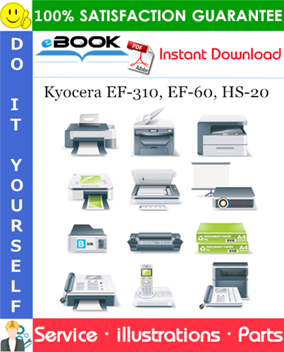 Thumbnail ☆☆ Best ☆☆ Kyocera EF-310, EF-60, HS-20 Parts Manual Thumbnail ☆☆ Best ☆☆ Kyocera EF-310, EF-60, HS-20 Parts Manual