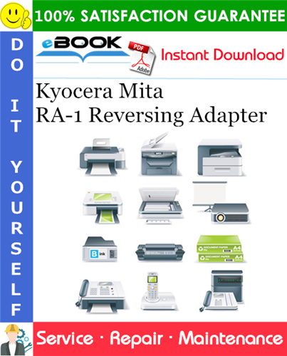 Thumbnail ☆☆ Best ☆☆ Kyocera Mita RA-1 Reversing Adapter Service Repair Manual + Parts Catalog