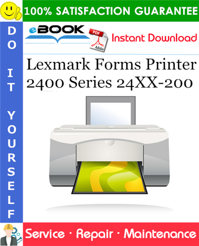 Thumbnail ☆☆ Best ☆☆ Lexmark Forms Printer 2400 Series 24XX-200 Service Repair Manual